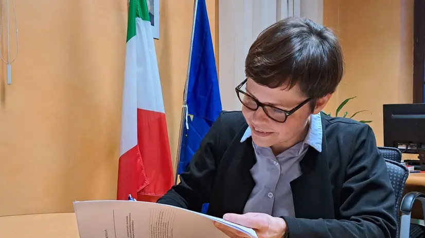 La sindaca e presidente della Cer Elisa Chiaf - © www.giornaledibrescia.it