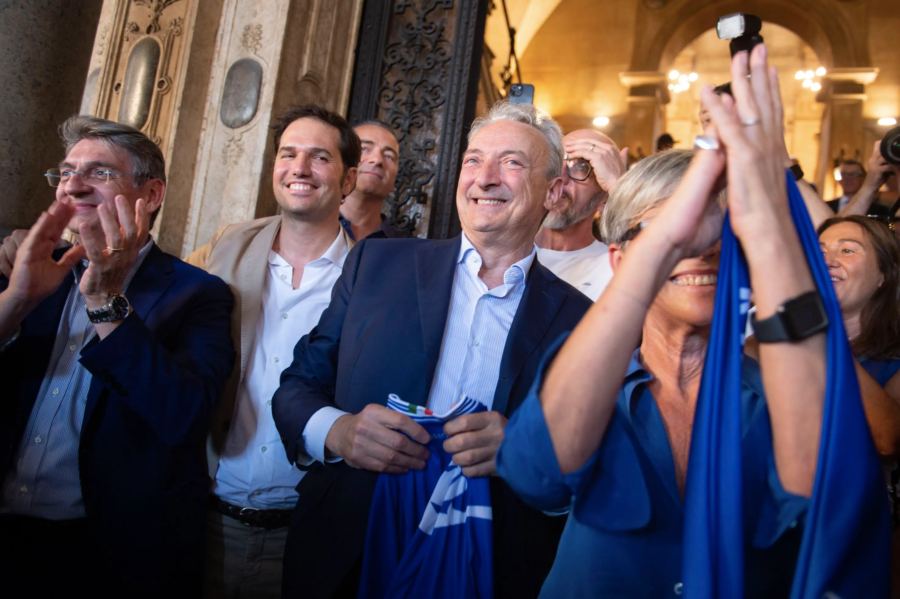 L'affetto dei tifosi per Giuseppe Pasini