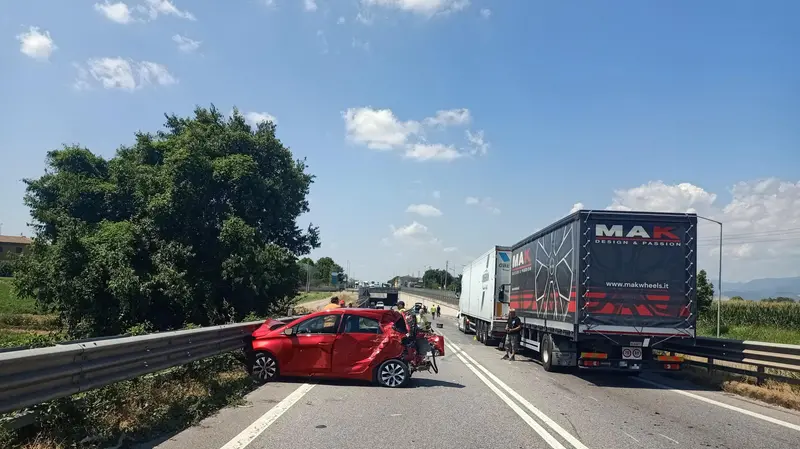 L'incidente a Montichiari