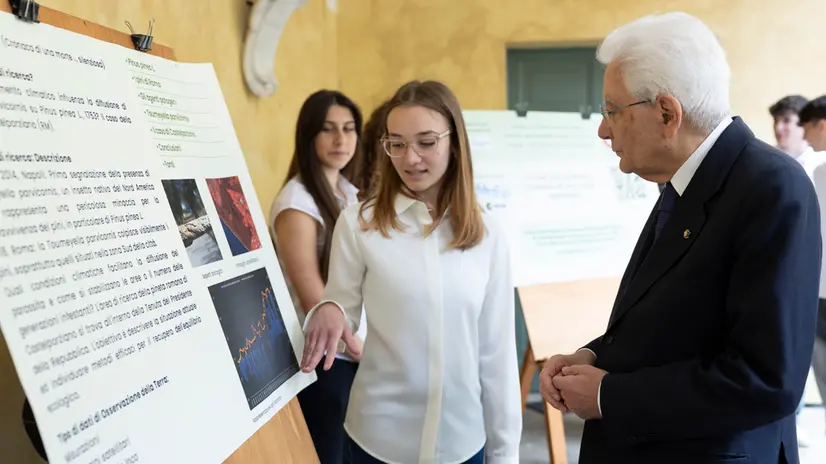 Il Presidente della Repubblica Sergio Mattarella in occasione della cerimonia di avvio piantumazione di nuove essenze vegetali nella Tenuta di Castelporziano (foto di Francesco Ammendola - Ufficio per la Stampa e la Comunicazione della Presidenza della Repubblica)