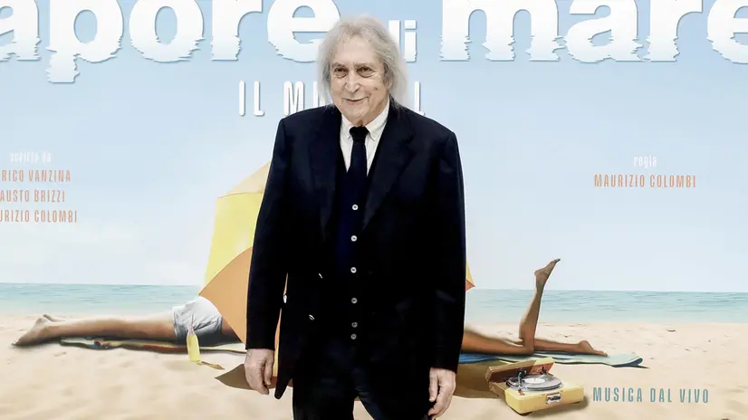 Enrico Vanzina durante il photocall del musical “Sapore di mare” al Teatro degli Arcimboldi a Milano, 21 gennaio 2025. ANSA/MOURAD BALTI TOUATI