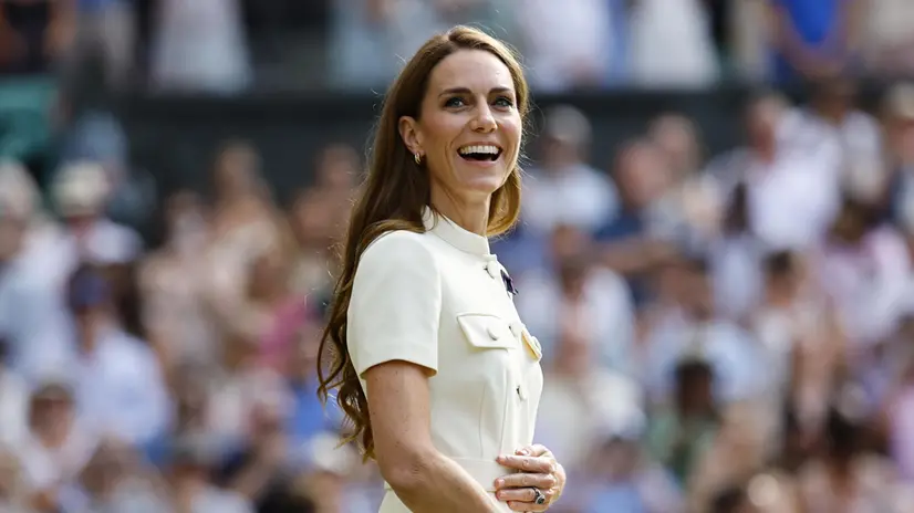 La principessa Kate a Wimbledon - Foto Epa