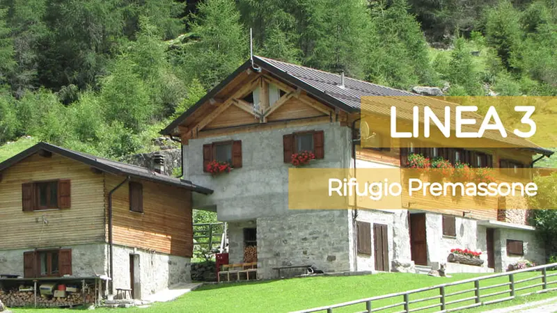 La linea 3 passa dal rifugio Premassone
