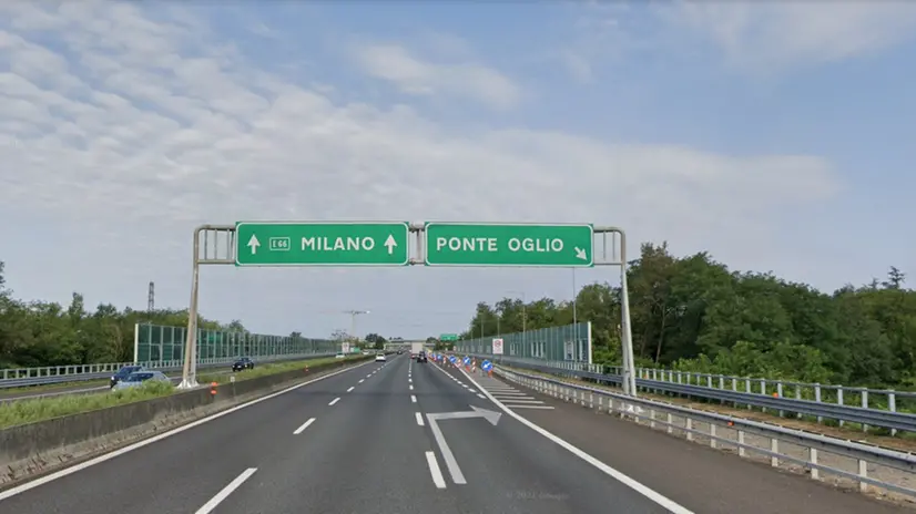 Lo svincolo autostradale di Ponte Oglio - © www.giornaledibrescia.it