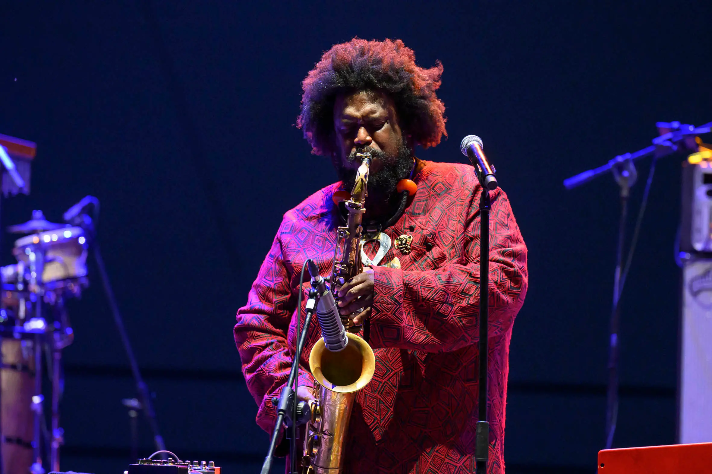 L'artista Kamasi Washington al Vittoriale