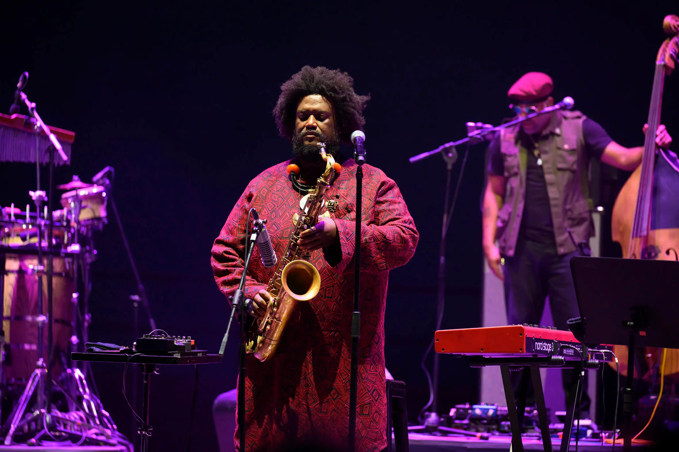 L'artista Kamasi Washington al Vittoriale
