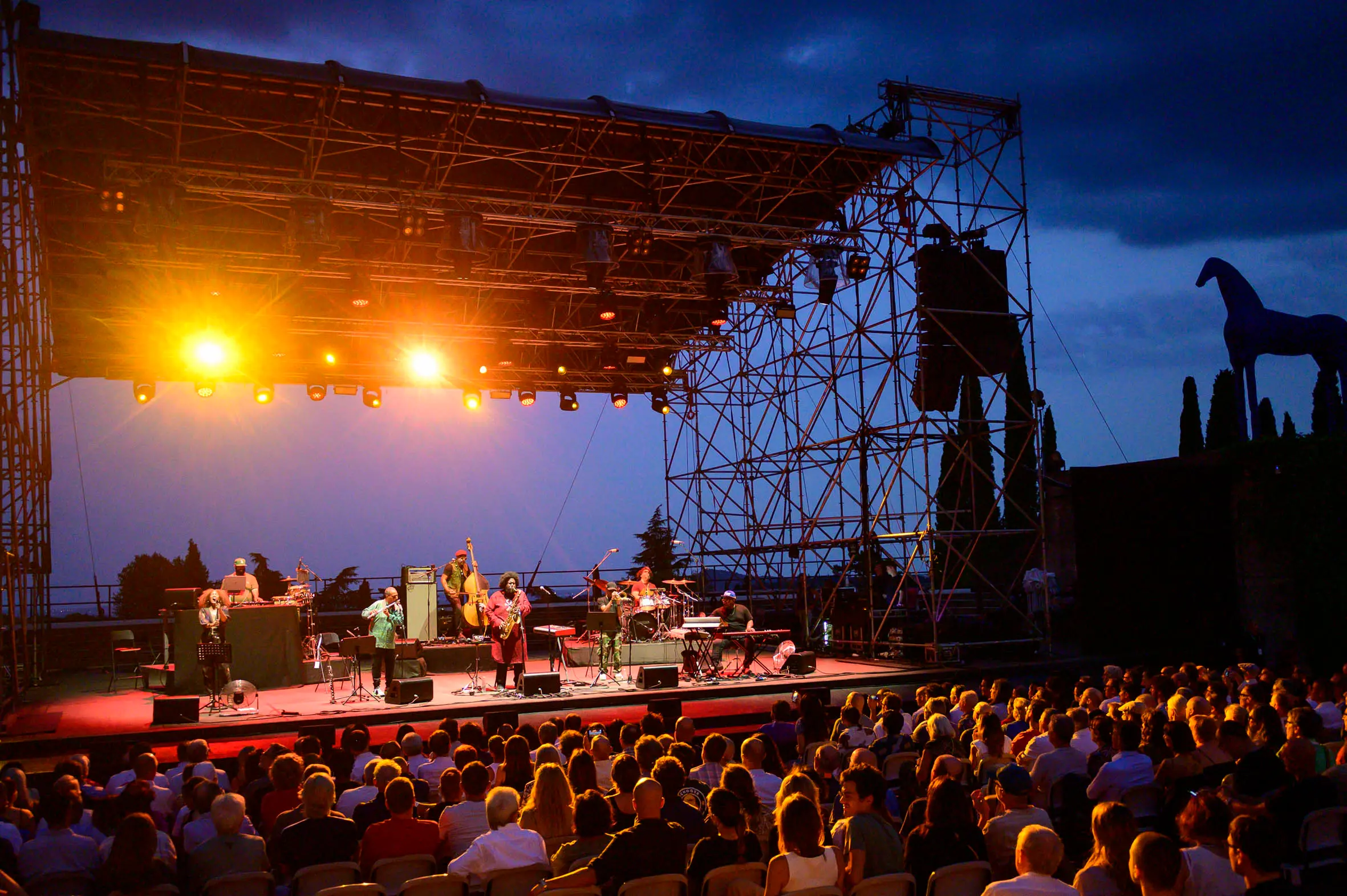 L'artista Kamasi Washington al Vittoriale
