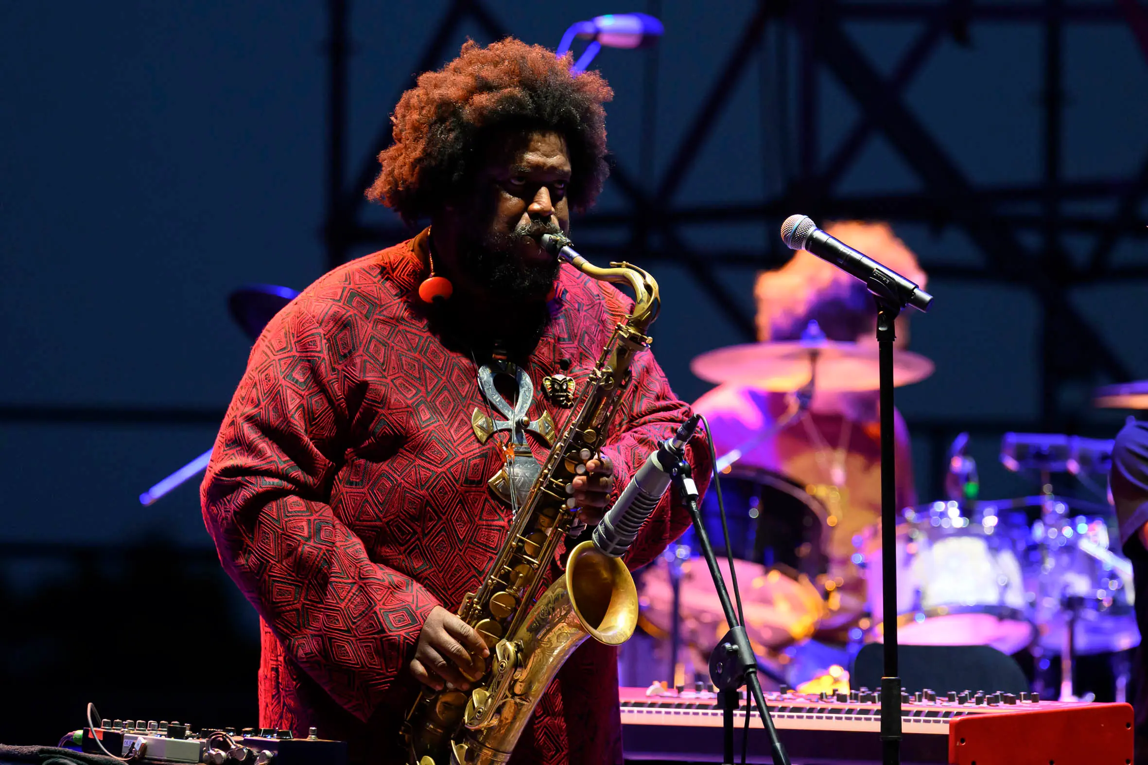 L'artista Kamasi Washington al Vittoriale