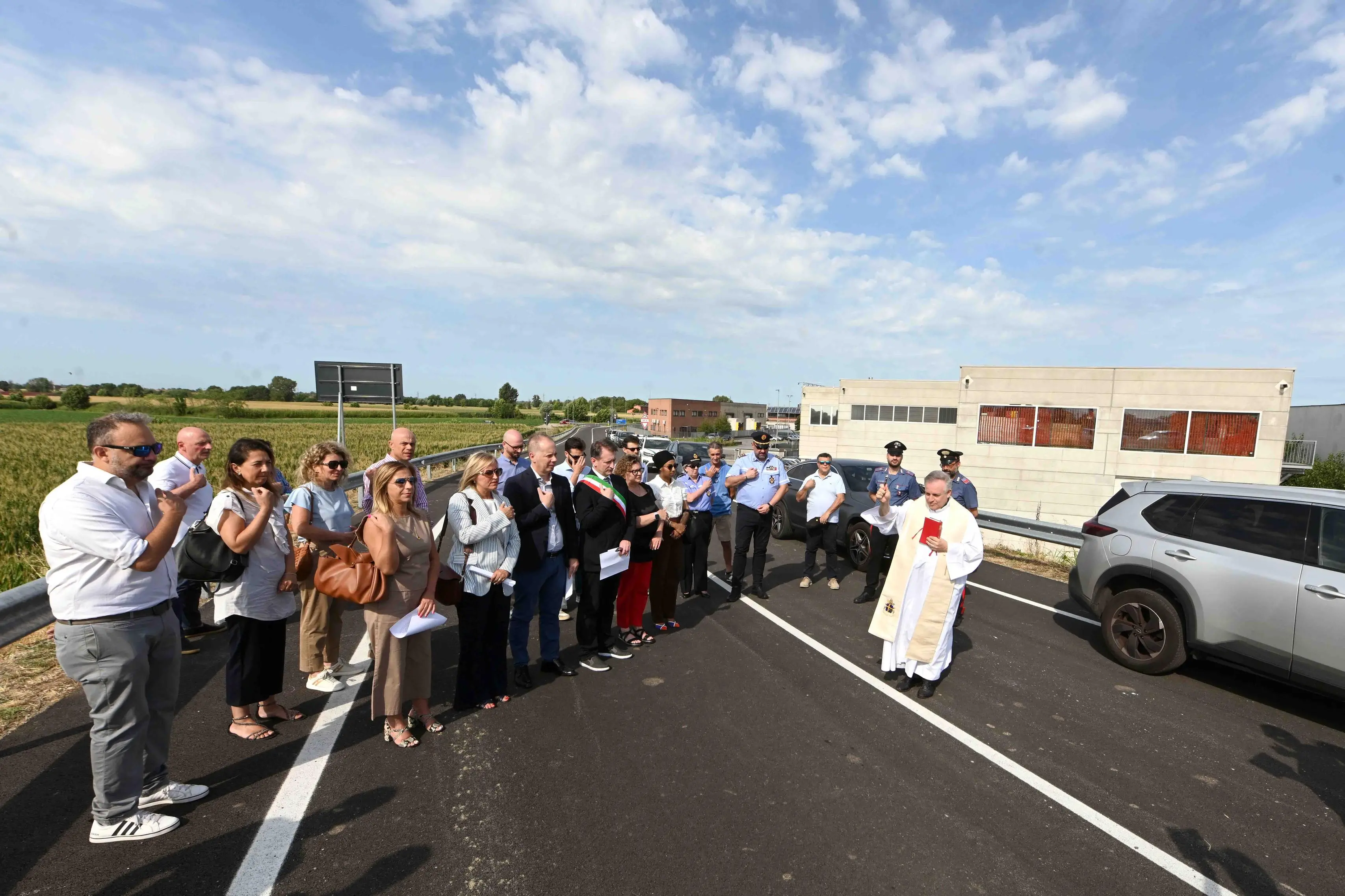 L'inaugurazione a Bagnolo Mella della variante