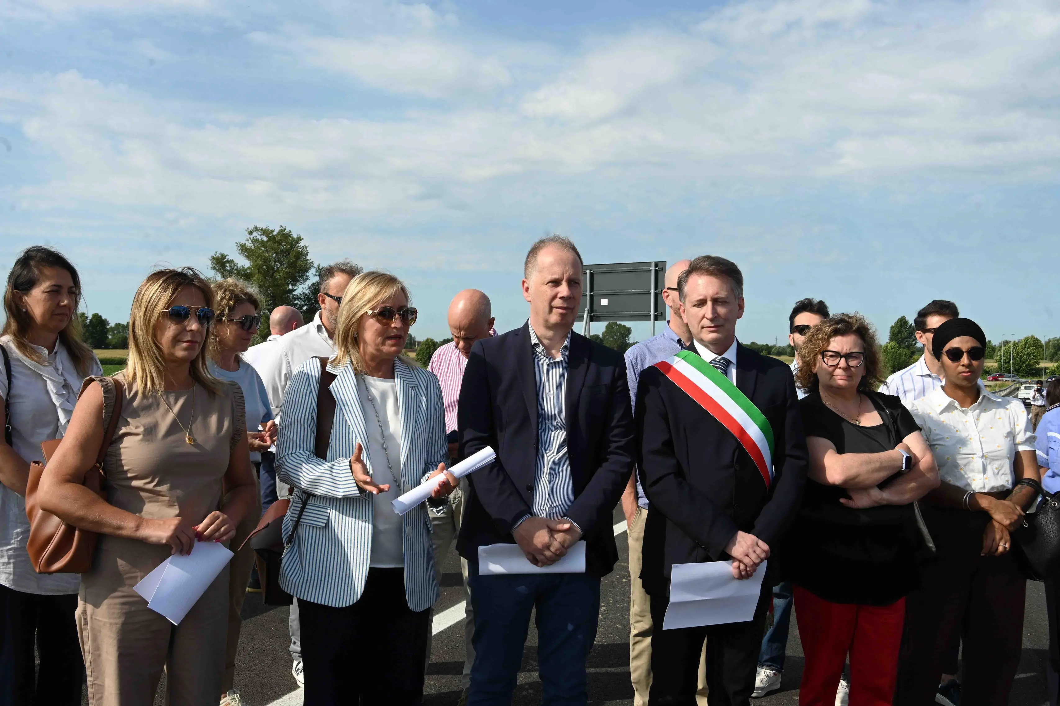 L'inaugurazione a Bagnolo Mella della variante