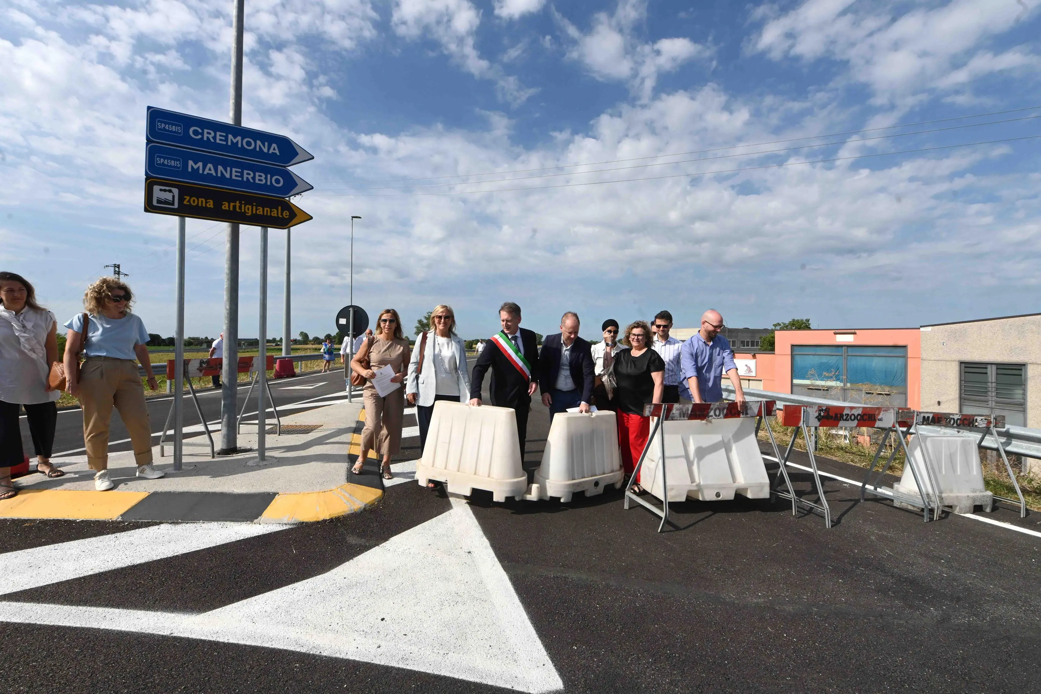 L'inaugurazione a Bagnolo Mella della variante