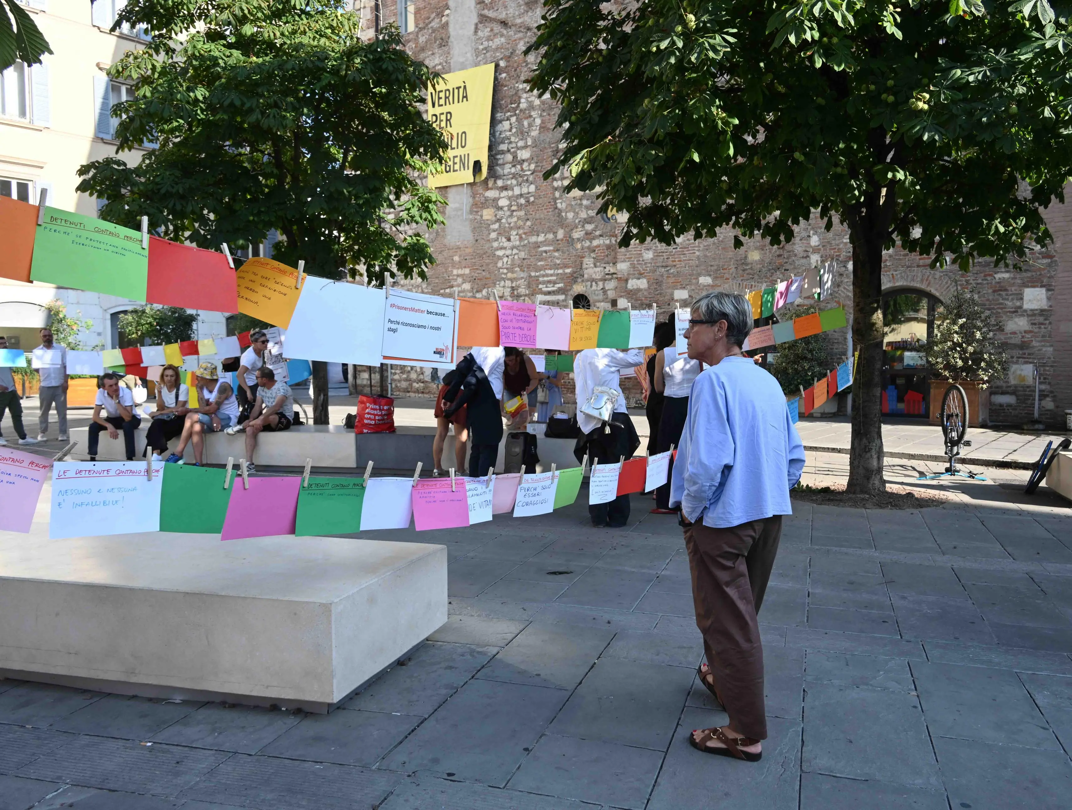 La manifestazione per il «Mandela’s rule day»