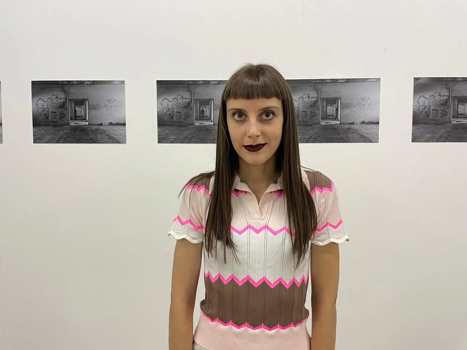 L'inaugurazione della mostra fotografica di Camilla India Viadana