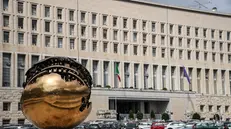 Veduta esterna del palazzo della Farnesina, sede del ministero degli Esteri, Roma, 10 ottobre 2019. ANSA/ALESSANDRO DI MEO