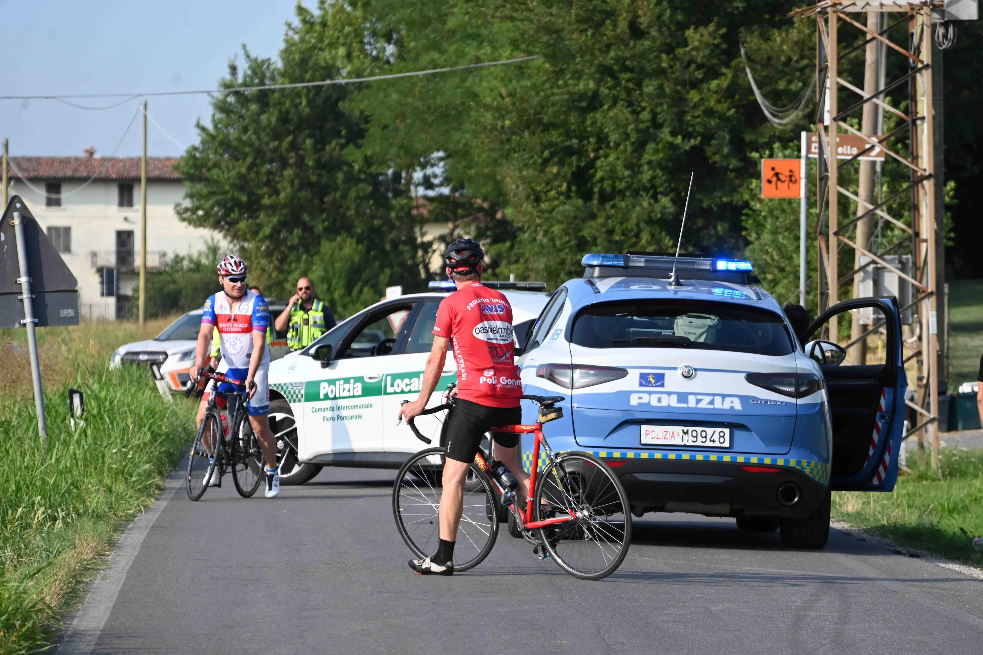 I rilievi dell'incidente mortale a Poncarale