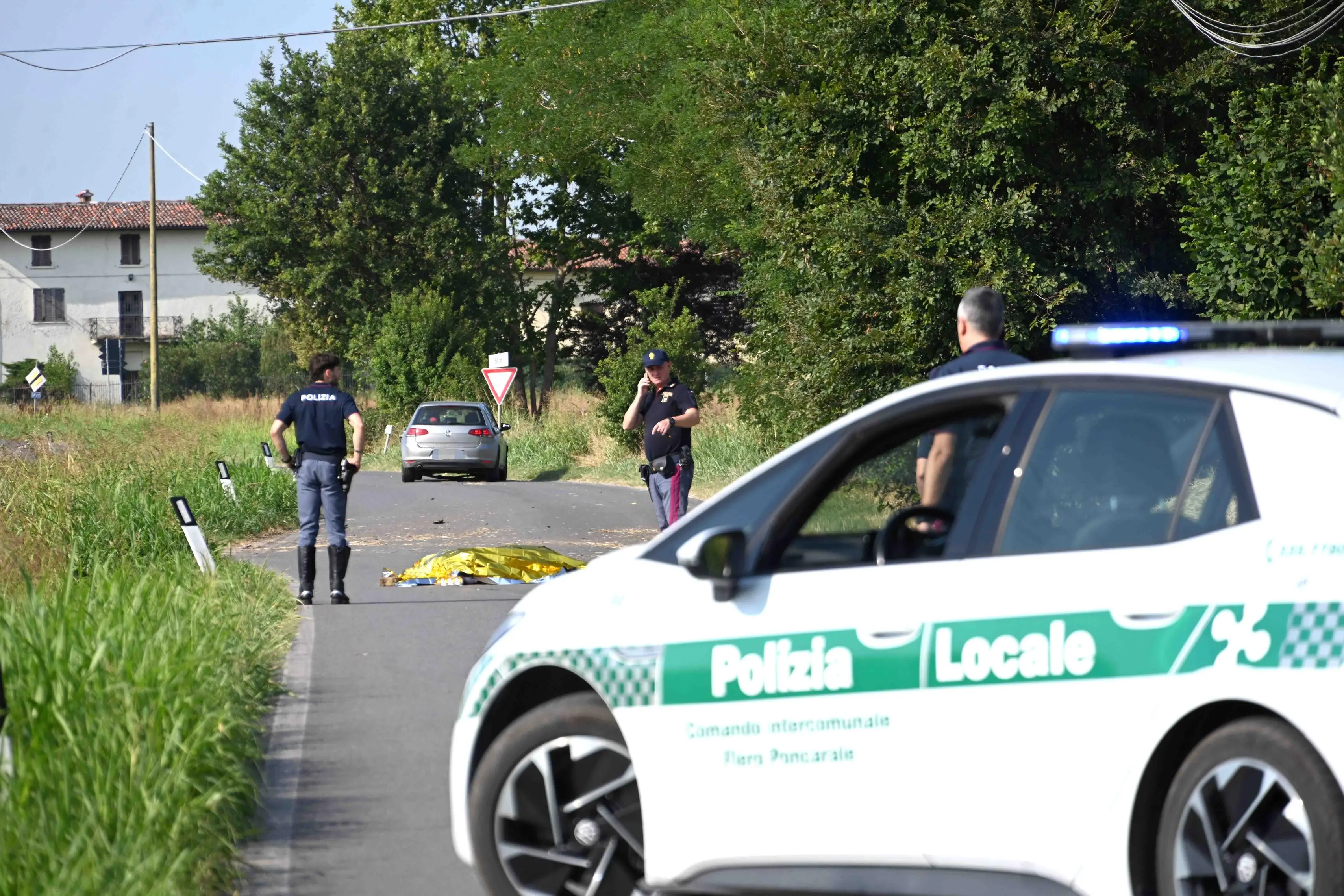 I rilievi dell'incidente mortale a Poncarale