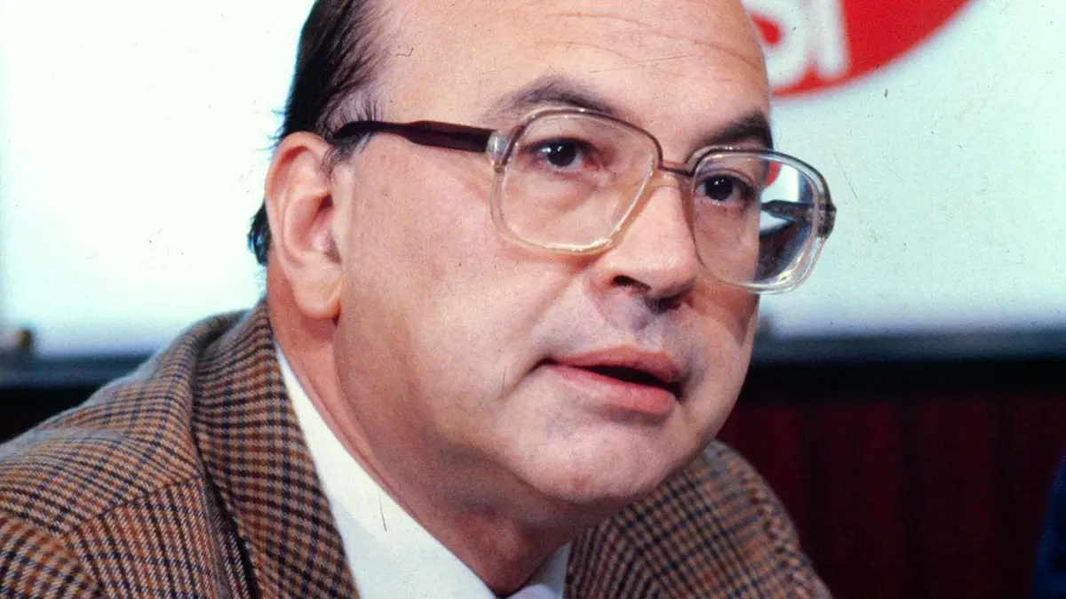 Bettino Craxi quando era segretario del Psi

