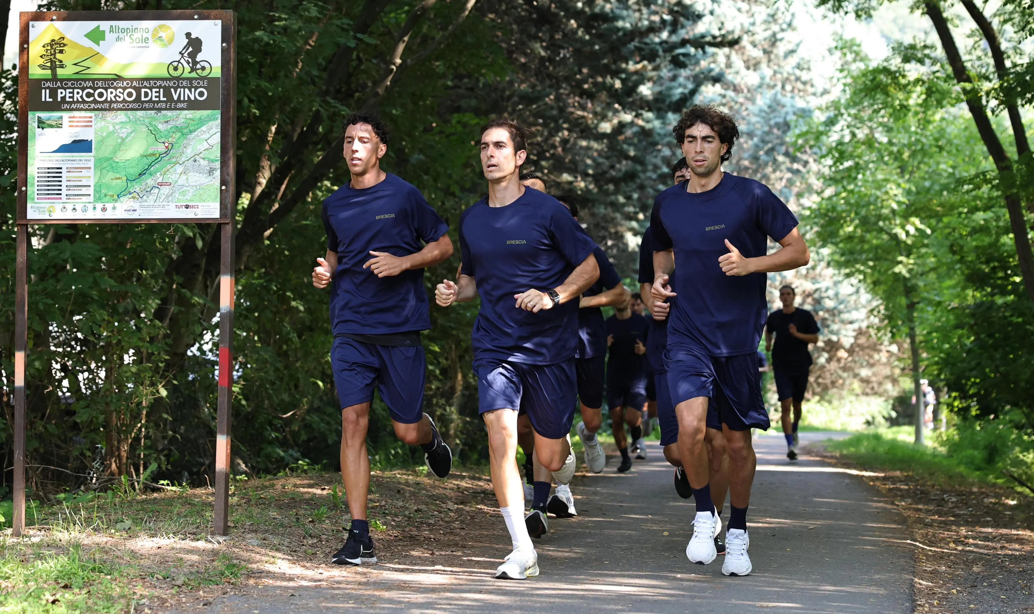 L'Union Brescia corre tra i boschi di Piamborno