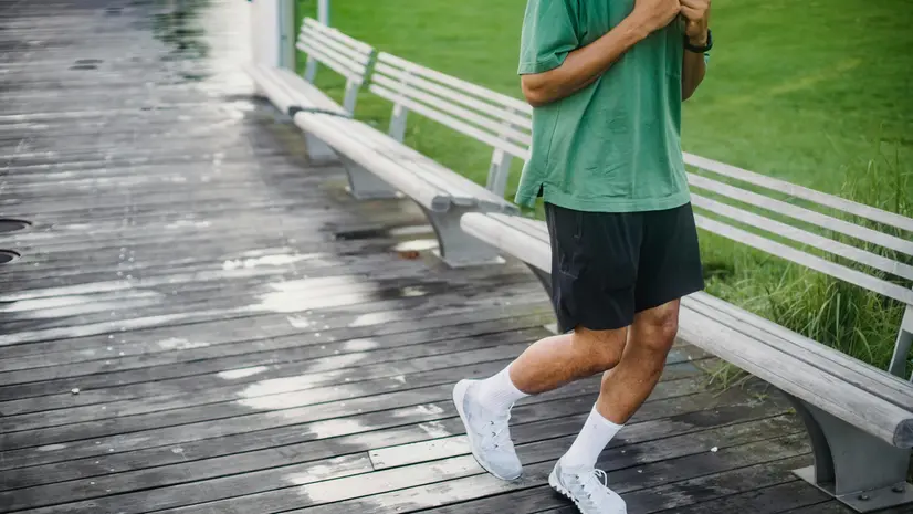 Un uomo che corre