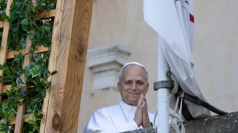 Papa leone XIV a Castel Gandolfo. Roma, 6 luglio 2025 ANSA/MASSIMO PERCOSSI