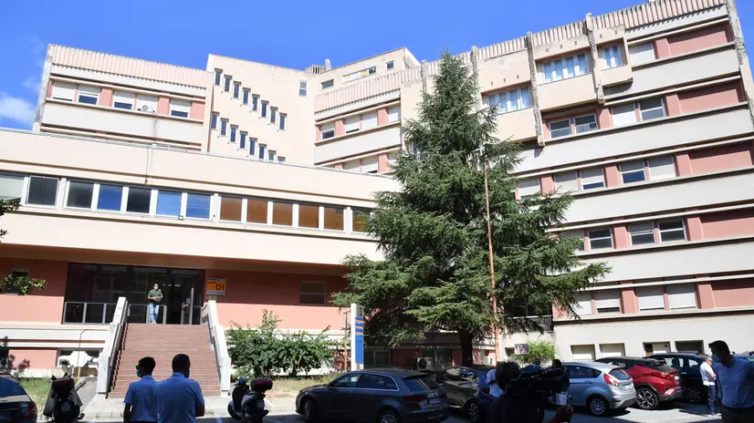 Il Dipartimento di anatomia del Policlinico Universitario di Messina dove si sta eseguendo l'autopsia sui resti del piccolo Gioele Mondello. Messina, 26 agosto 2020. ANSA/CARMELO IMBESI