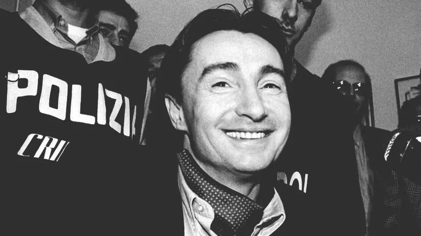 Foto d'archivio del boss Felice Maniero.L'evasione del boss della 'ndrangheta di San Luca Antonio Pelle, fuggito dall'ospedale di Locri dove era ai domiciliari, non è un caso isolato. La storia, infatti, insegna che dagli ospedali, ma anche dal carcere, fuggire non è impossibile.ANSA ARCHIVIO/ANSA