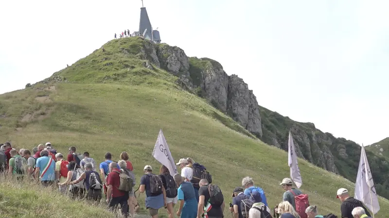 La salita verso il Redentore