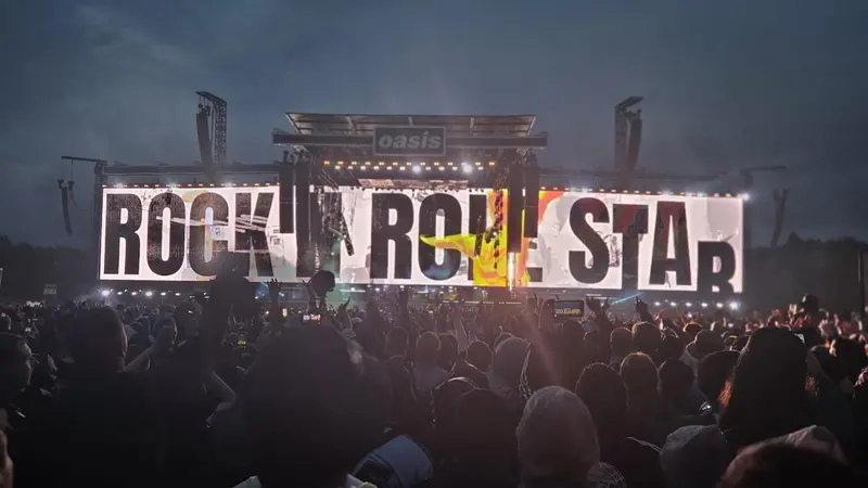 Il palco del concerto reunion