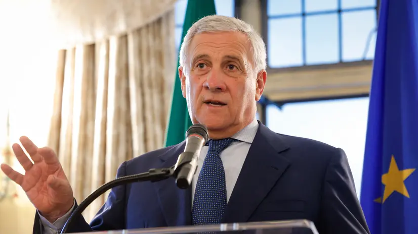 Italy's Minister for Foreign Affairs Antonio Tajani meets Italian entrepreneurs at Villa Firenze, Italian Ambassador's Residence, in Washington, DC, USA, 15 July 2025. ANSA/GIUSEPPE LAMI