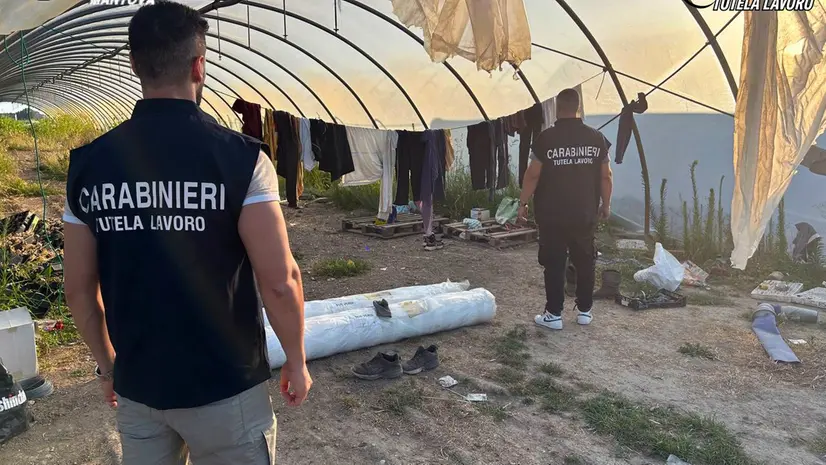 L'azienda in cui erano impiegati i lavoratori extracomunitari sfruttati