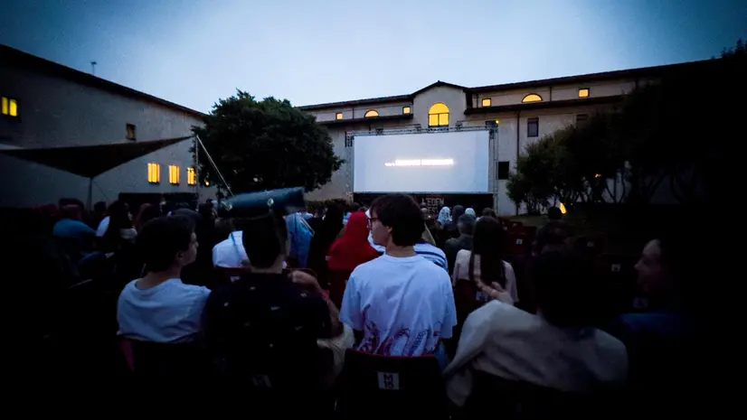Il cinema all'aperto al museo di Santa Giulia