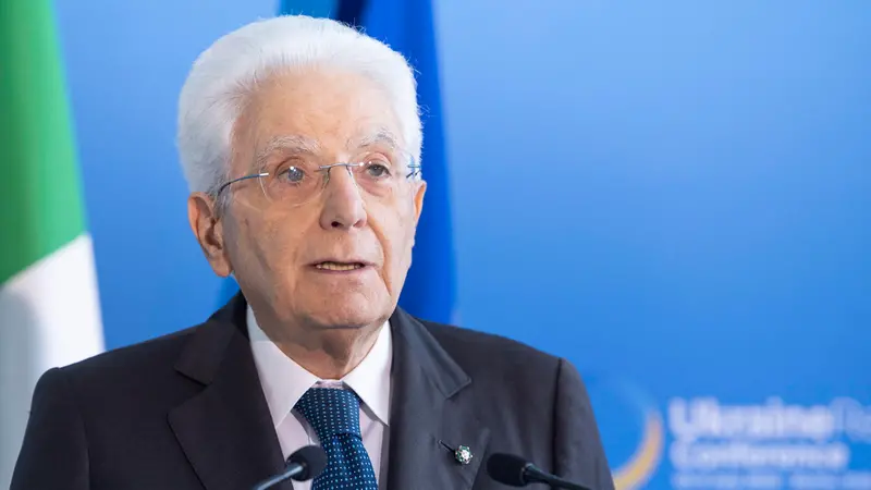 Il presidente della Repubblica Sergio Mattarella alla «Conferenza sulla ripresa dell’Ucraina 2025» - Foto Francesco Ammendola