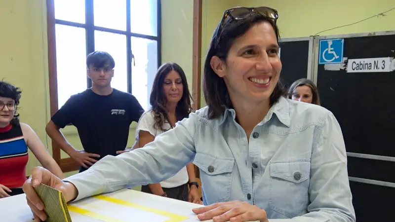 La segretaria del Pd Schlein - Foto Ansa