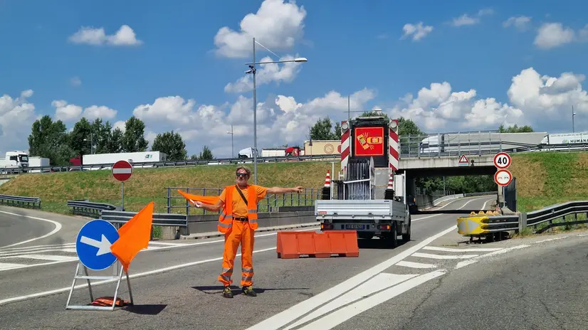 Corda molle, traffico in tilt dopo l'incidente