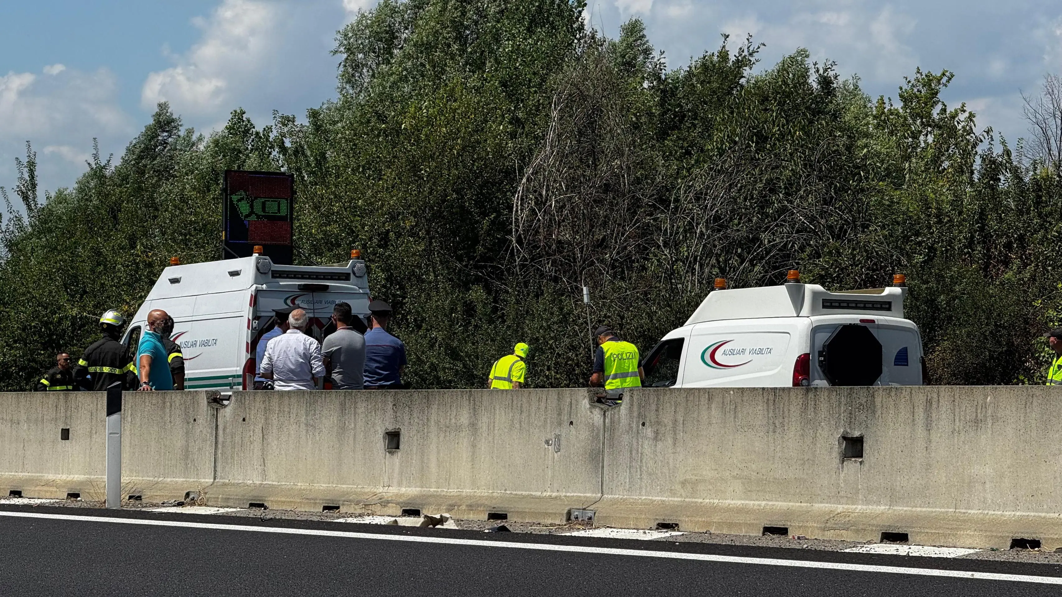 I resti dell'ultraleggero precipitato sulla Corda Molle