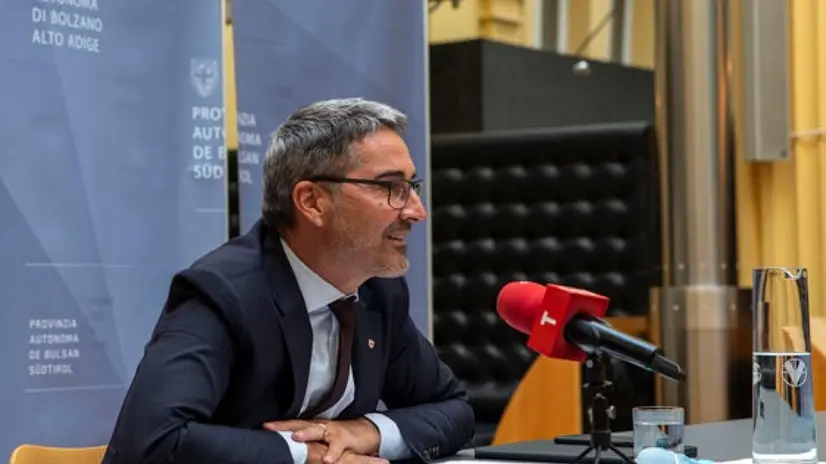 Il governatore altoatesino Arno Kompatscher
