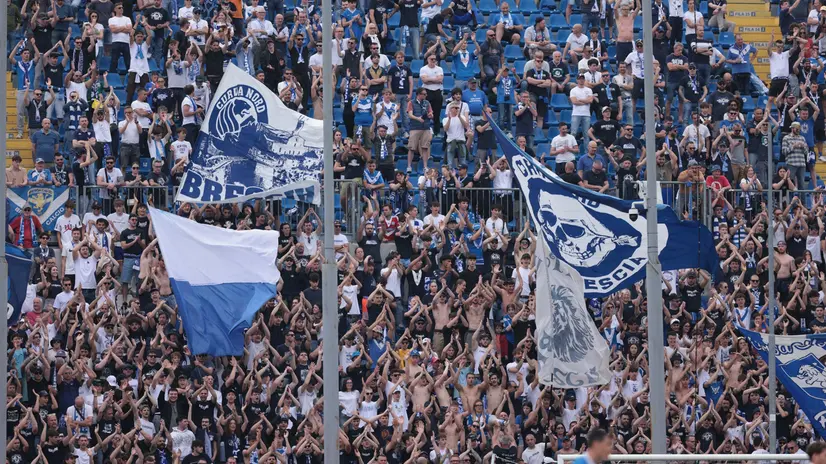 La Curva nord del Brescia - Foto New Reporter Comincini © www.giornaledibrescia.it
