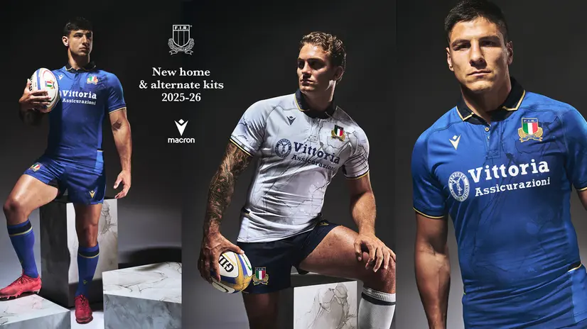 Il nuovo kit dell'Italrugby
