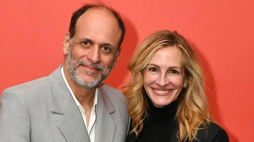 Julia Roberts con il regista Luca Guadagnino