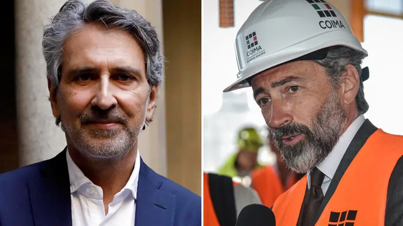 Da sinistra: Giancarlo Tancredi e Manfredi Catella (combo)