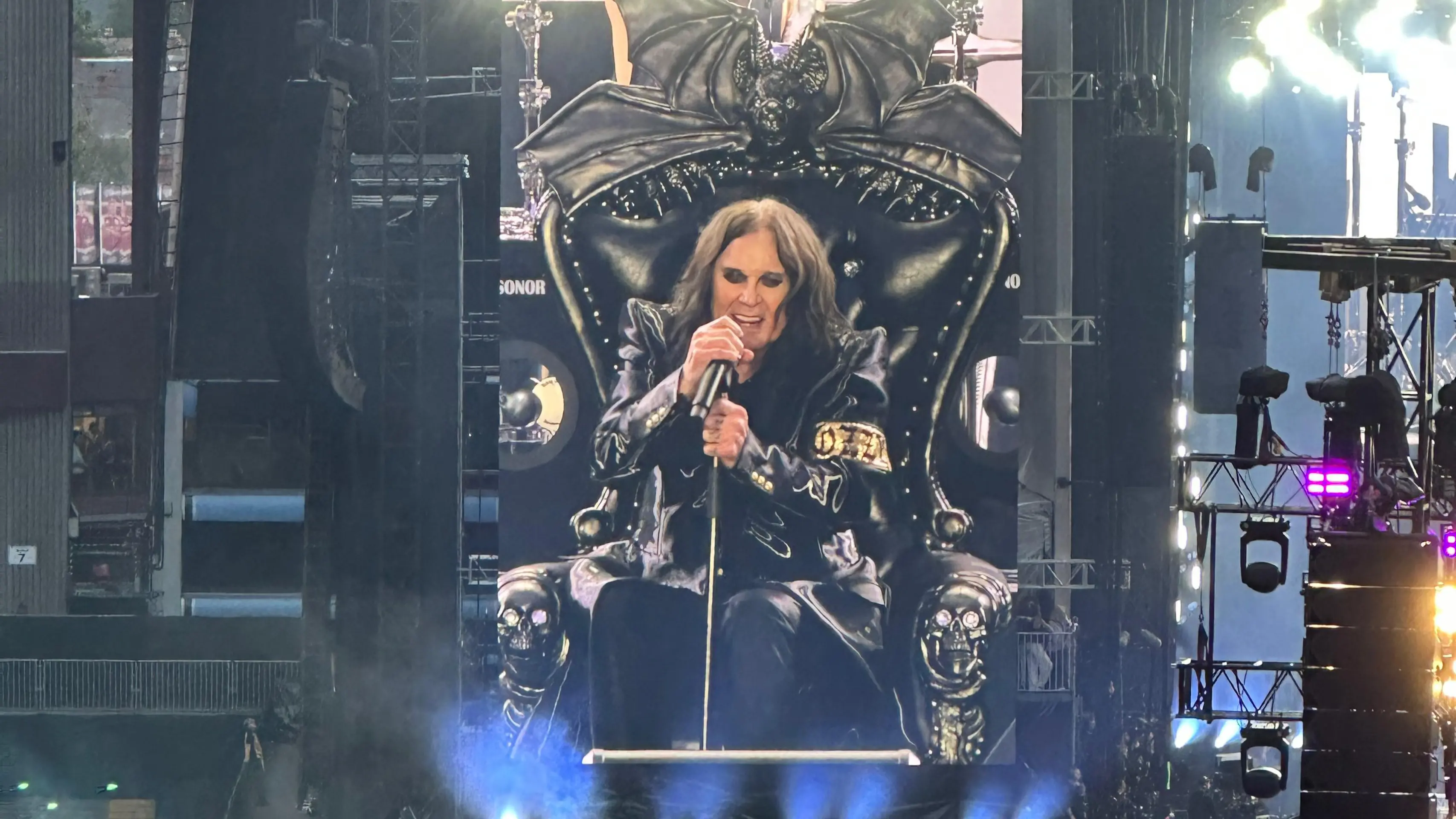 Alice e William all'ultimo concerto di Ozzy Osbourne