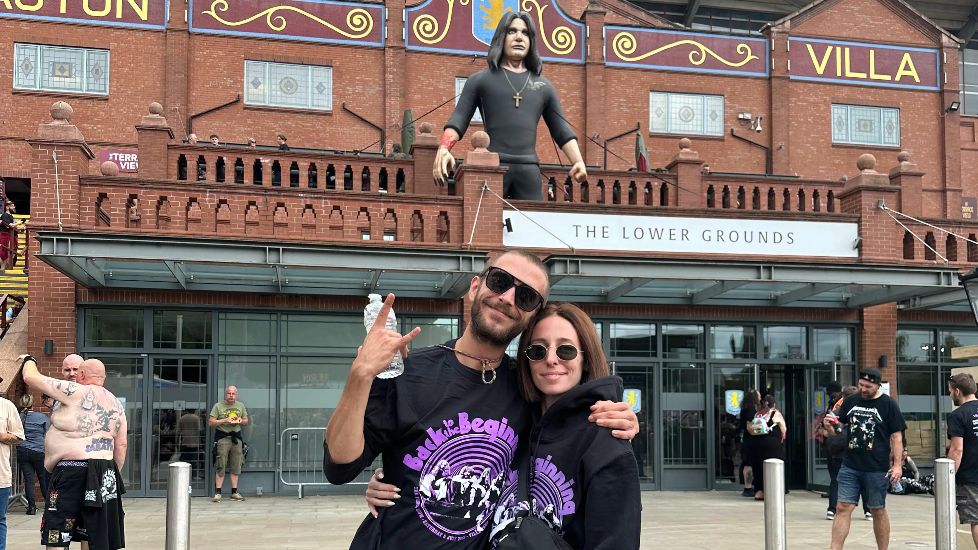 Alice e William all'ultimo concerto di Ozzy Osbourne