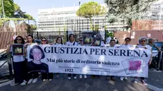 Amici e parenti di Serena Mollicone la ragazza trovata morta in località Fontecupa nel 2001. Roma, 12 luglio 2024 ANSA/MASSIMO PERCOSSI