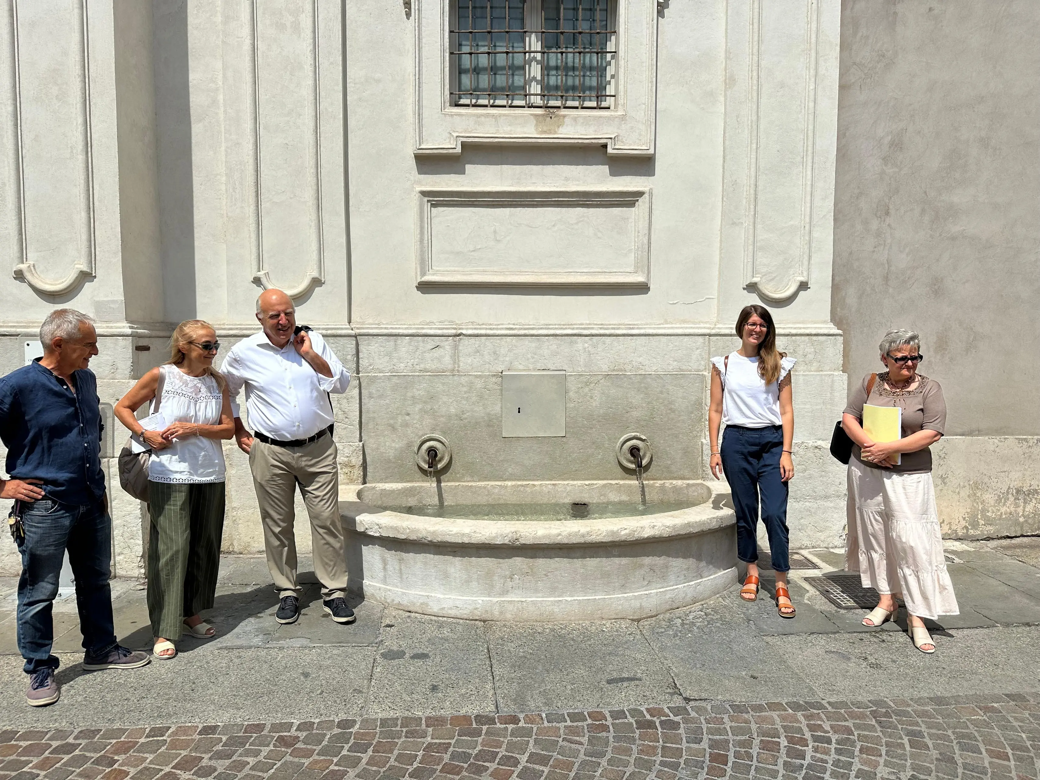 Le fontane restaurate a Brescia