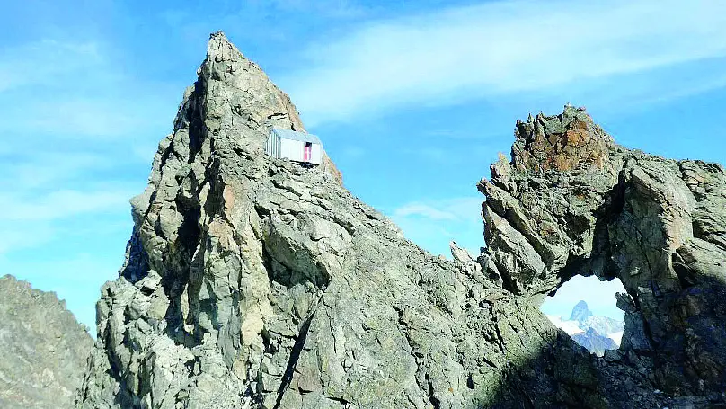 Il bivacco Pasqualetti, in Val d’Aosta