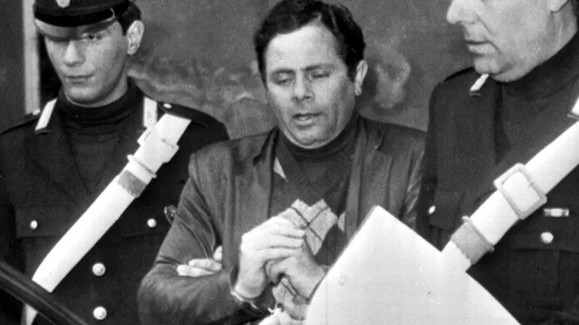 Cubeddu subito dopo l'arresto nel marzo 1984

