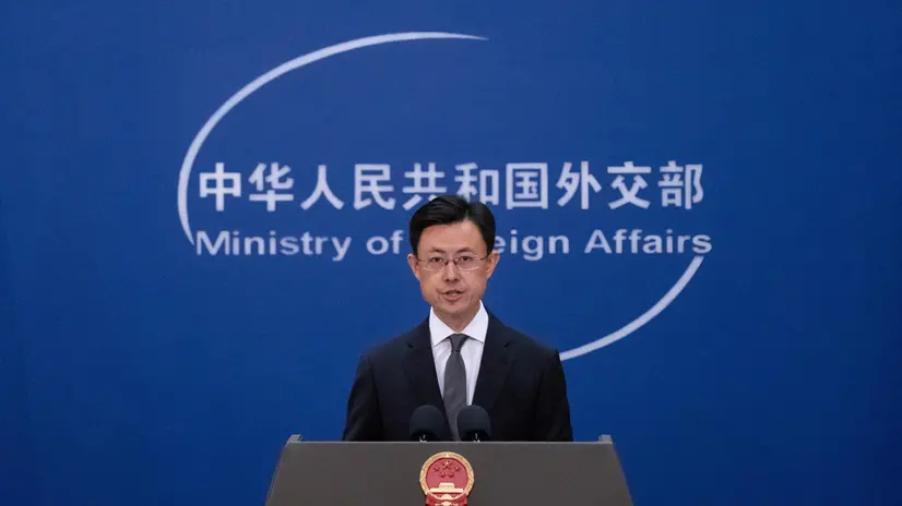 epa12192154 Chinese Ministry of Foreign Affairs spokesperson Guo Jiakun participates in a press conference in Beijing, China, 23 June 2025. Guo addressed the USâ€™ recent involvement in the conflict in Iran, among other questions. EPA/JESSICA LEE