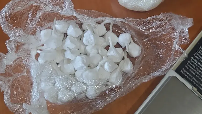Alcune dosi di cocaina - Foto d'archivio