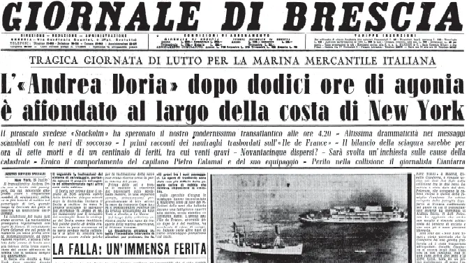 La pagina di venerdì 27 luglio 1956