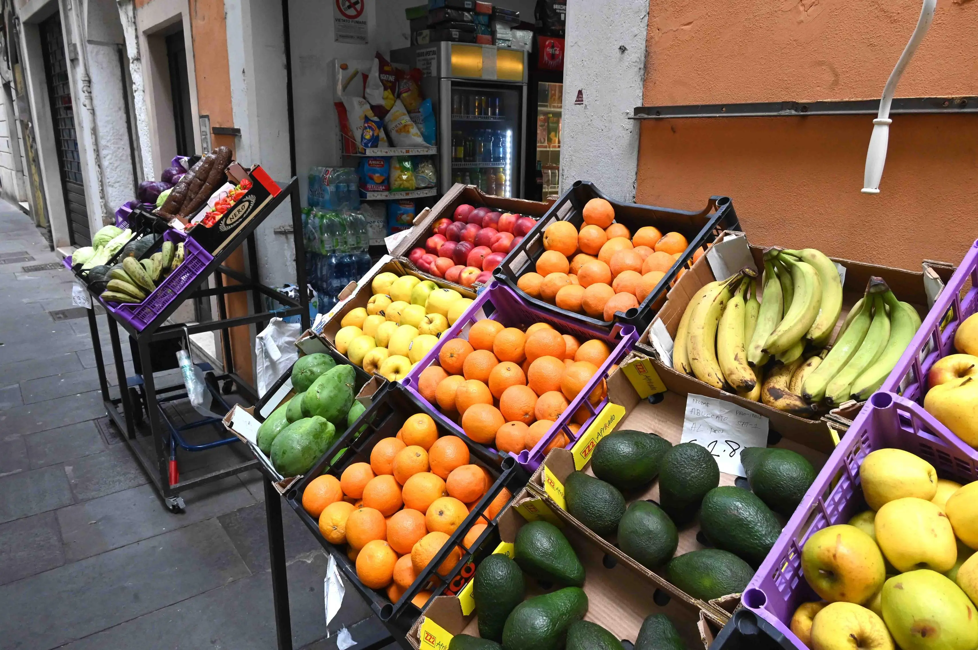 A Brescia i prezzi di frutta e verdura al rincaro